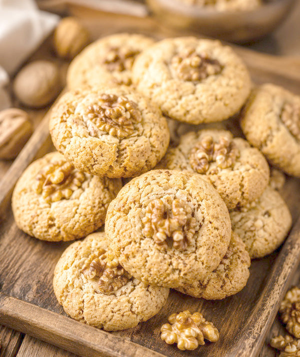 Galletas de nuez caseras: Receta fácil y crujiente