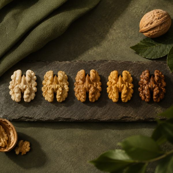 Guía completa de la clasificación del color en las nueces: ¿Por qué el color define la calidad?